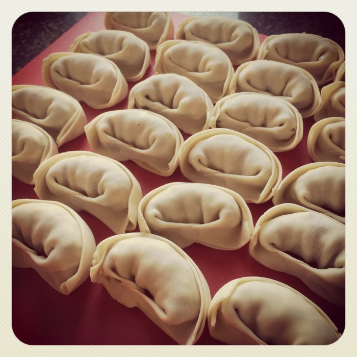 Homemade "huntun." One of the many advantages of hiring an ayi. I've spent less time cleaning the house and doing laundry, but more importantly...I've learned how easy it is to make homemade dumplings. YUM! 