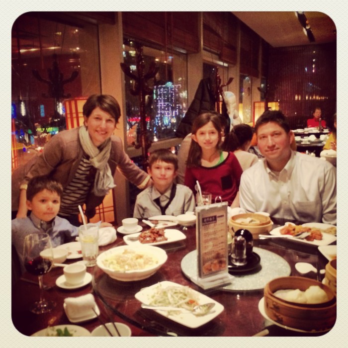 Finally, John gets a celebration of his own. Dinner at Crystal Jade: a famous dim-sum restaurant with delicious Shanghainese dumplings. 