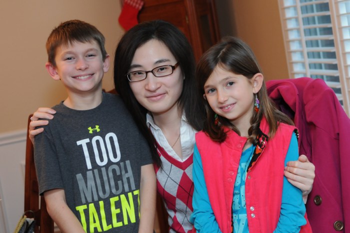 Jack and Kate with Li Laoshi