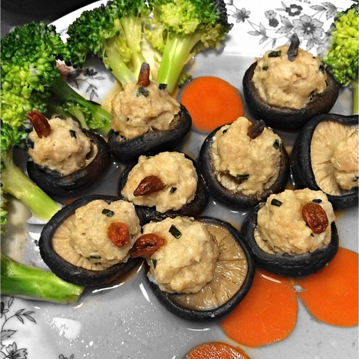 stuffed mushrooms