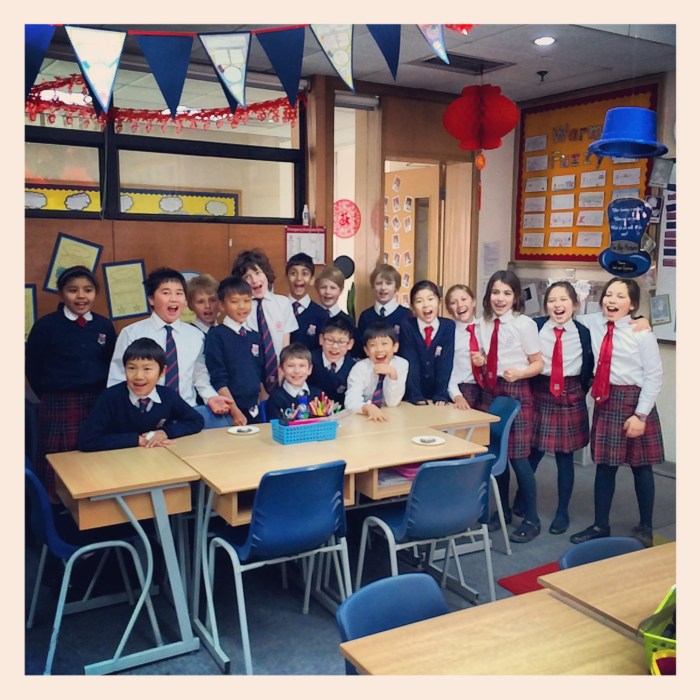 Jack's birthday celebration at school.