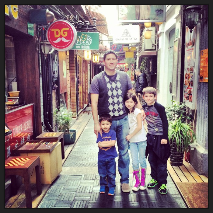 Tian Zi Fang : A preserved local neighborhood with traditional architecture and great shopping. Kate now brings her purse (and hong bao) everywhere we go. 