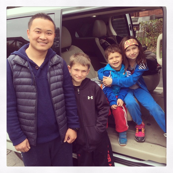 Miao Miao Yao with Jack, Kate and Luke.