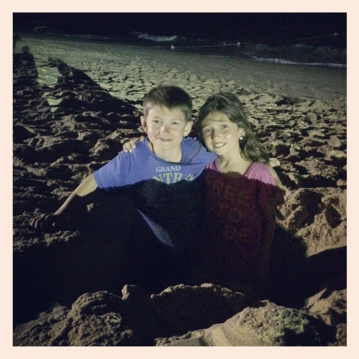 ...you try digging a hole to America!