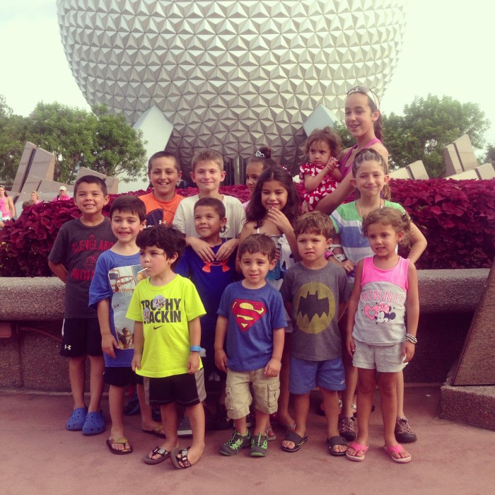 We then met even more family at Disney World.