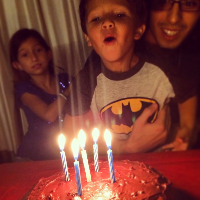 Celebrating Luke's birthday with the Bucilli family. Another family that yet again has connections back to Ohio. 