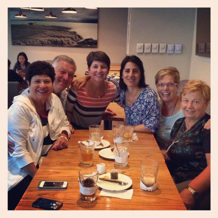 Visiting with my dear friend Mariana's mother-in-law who is from Torino, Italy.