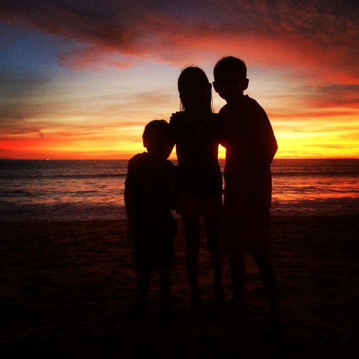 The amazing sunset that greeted us in Phuket.