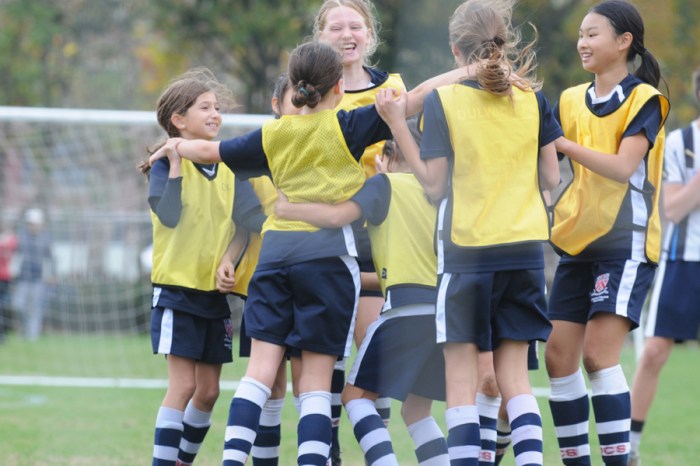 Post-shootout celebration.