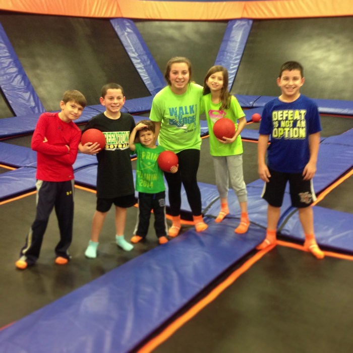 Luke is showing that he is tall enough to play dodgeball with the big kids: In which, each game Luke was the last man standing. Proof that he's agile, quick, and also that the other team was too nice to go for the easy target. In any case, Luke was quite proud of himself.