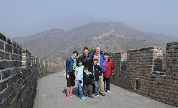 Atop the Mutianyuchancheng section of the Great Wall.