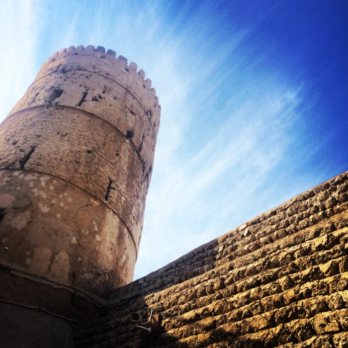 The fort was constructed from sea rocks and gypsum.