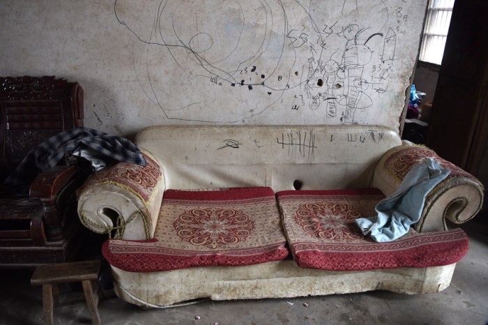 Most homes we visited had similar artwork adorning the walls. 