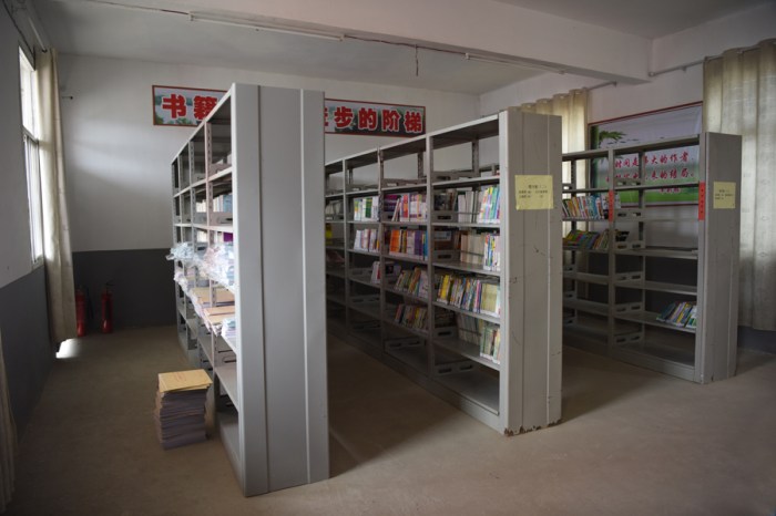 The new library in progress. 