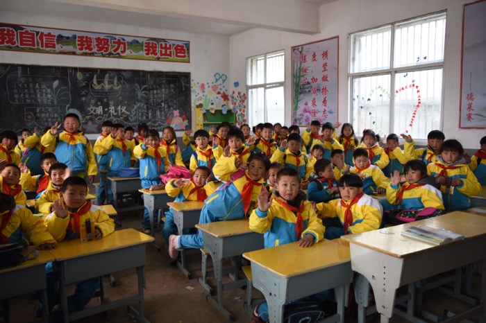 A tight fit into each classroom. 