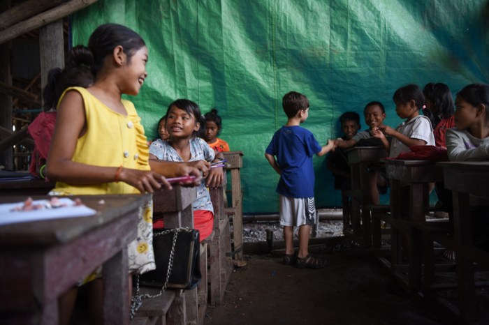 Luke made a few friends.